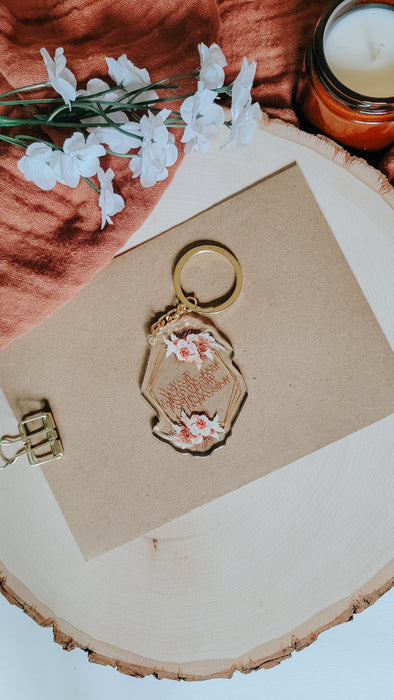 You Can Talk To Me About Postpartum Depression Keychain