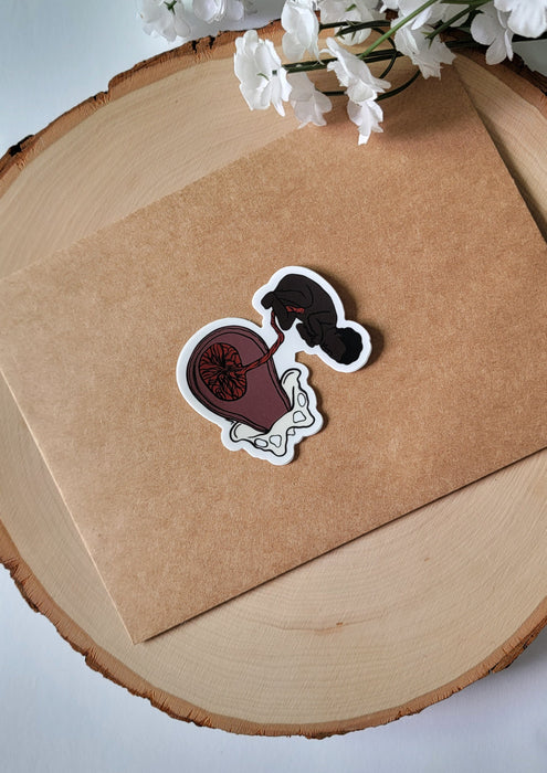 Uterus and Baby Vinyl Sticker