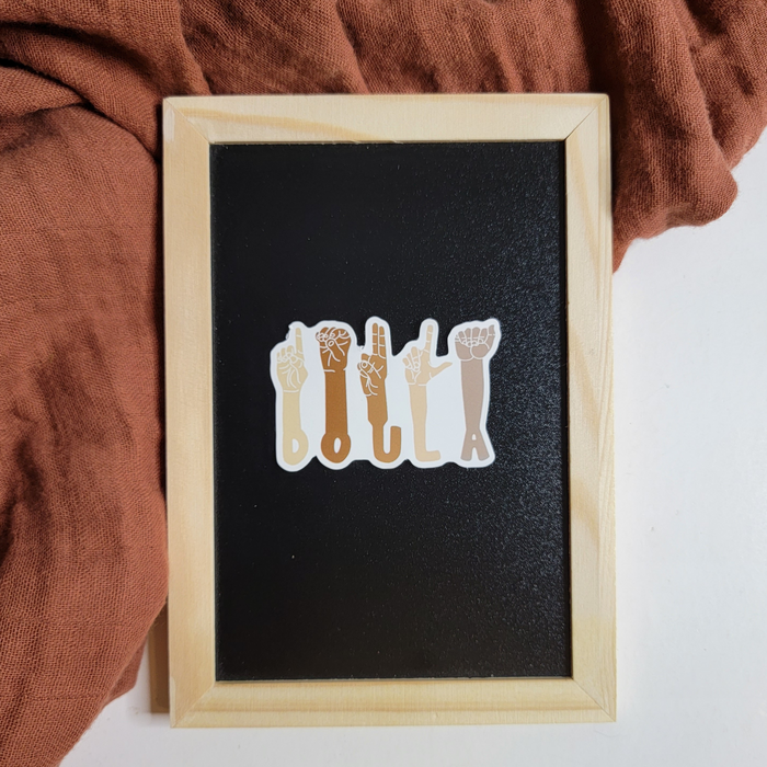 ASL Doula Sticker Vinyl Sticker